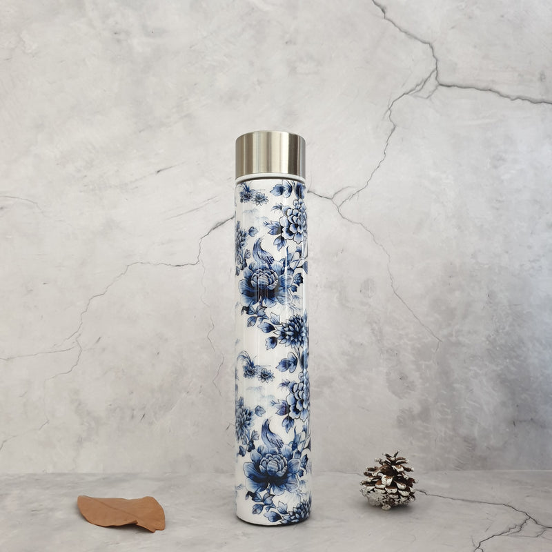 INSULATED SLIM BOTTLE - ENCHANTED FOREST WHITE
