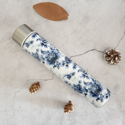 INSULATED SLIM BOTTLE - ENCHANTED FOREST WHITE