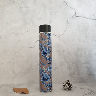INSULATED SLIM BOTTLE - ENCHANTED FOREST (BROWN)
