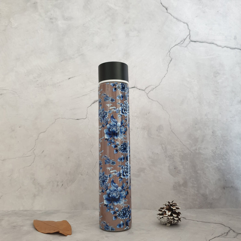 INSULATED SLIM BOTTLE - ENCHANTED FOREST (BROWN)