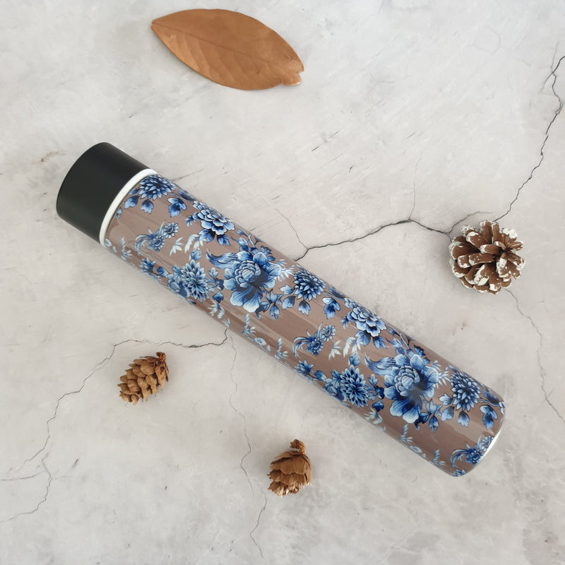 INSULATED SLIM BOTTLE - ENCHANTED FOREST (BROWN)