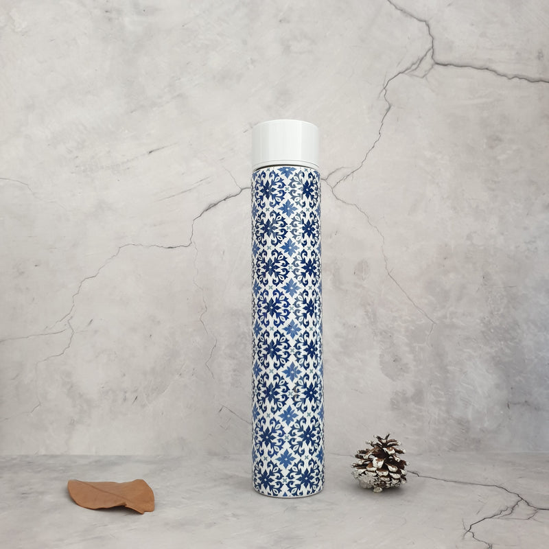 INSULATED SLIM BOTTLE - MOROCCAN FLORET