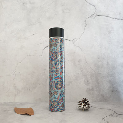 INSULATED SLIM BOTTLE - BLUE MANDALA