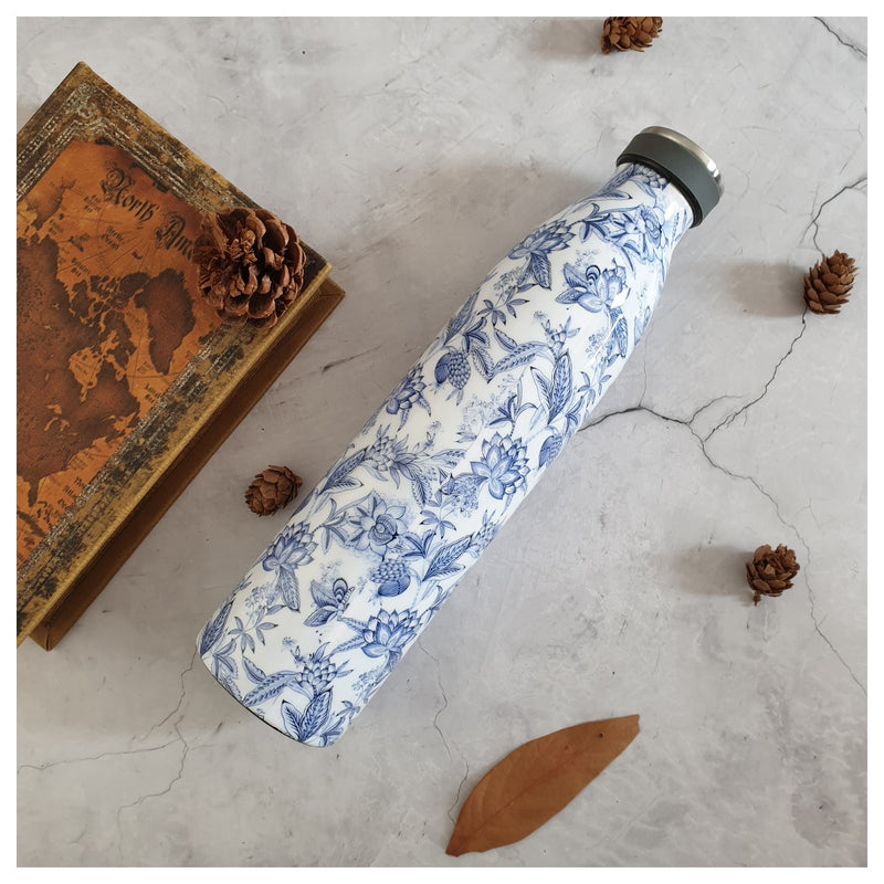 INSULATED 750 ml TALL BOTTLE - SUMMER BLUE