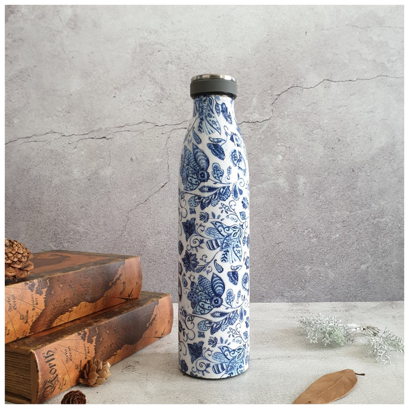 INSULATED 750 ml TALL BOTTLE - WATER LILY