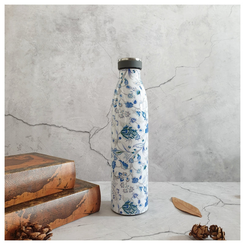 INSULATED 750 ml TALL BOTTLE - CARIBBEAN FLOWER