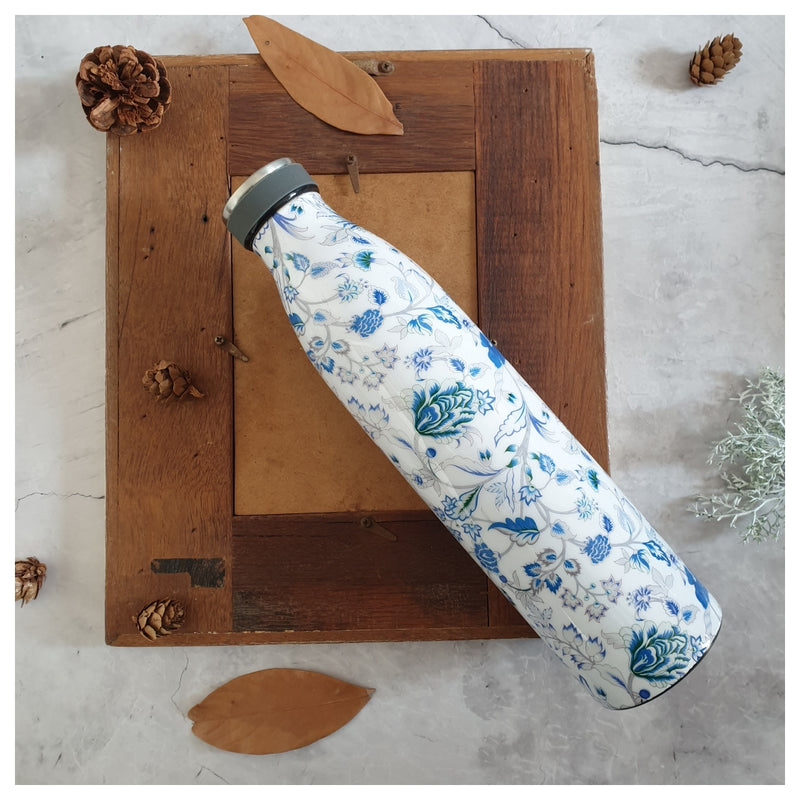 INSULATED 750 ml TALL BOTTLE - CARIBBEAN FLOWER