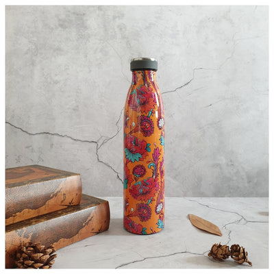 INSULATED 750 ml TALL BOTTLE - ORANGE BLOSSOM