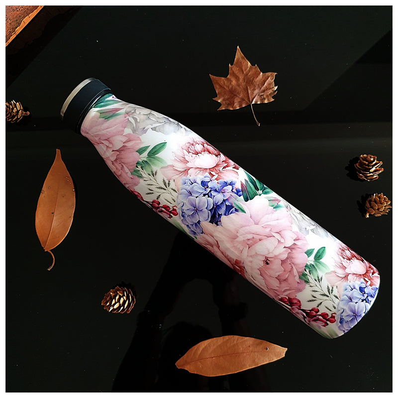 INSULATED 750 ml TALL BOTTLE - Fuschia