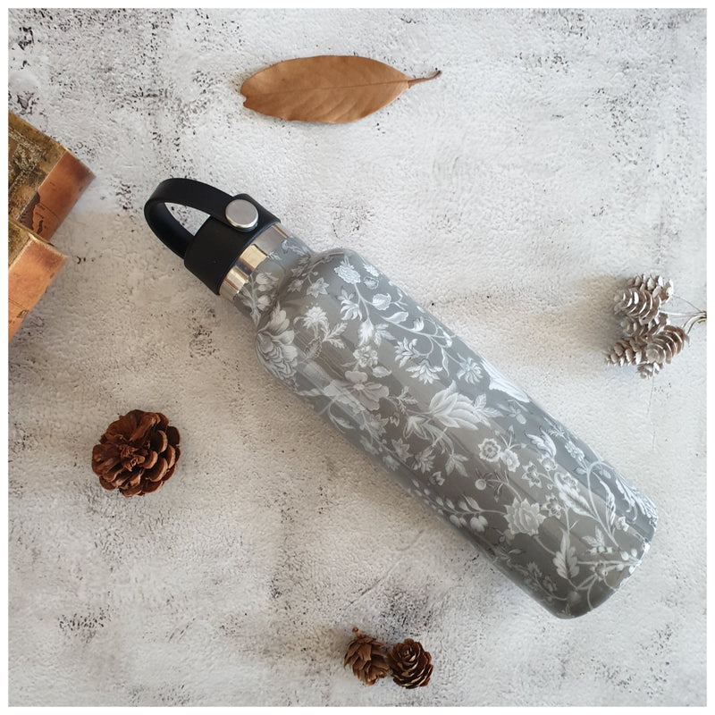 INSULATED BOTTLE, 750ml - HANDLE LOOP - FLORAL RADIANCE