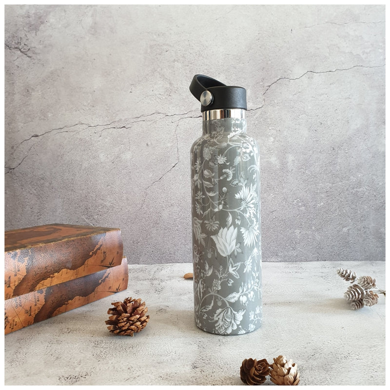 INSULATED BOTTLE, 750ml - HANDLE LOOP - FLORAL RADIANCE