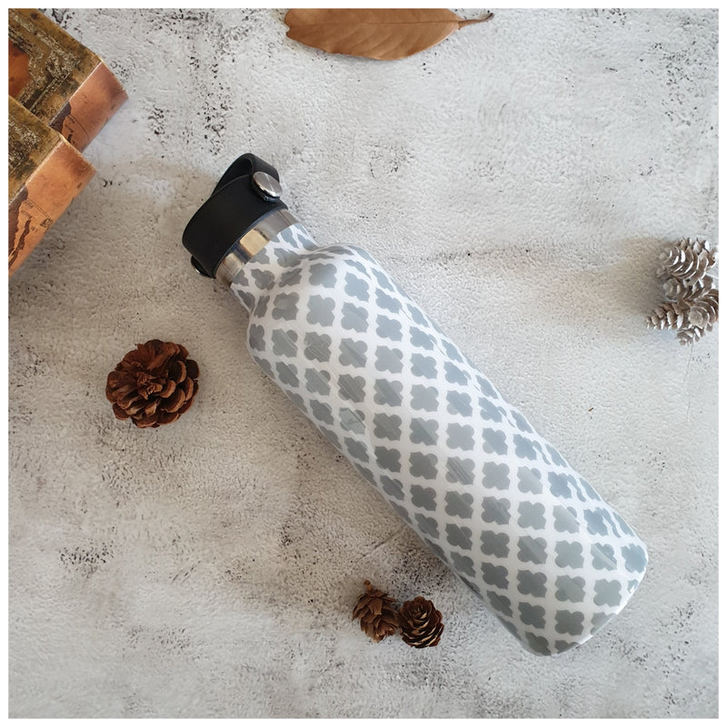 INSULATED BOTTLE, 750ml - HANDLE LOOP - MOROCCAN GREY