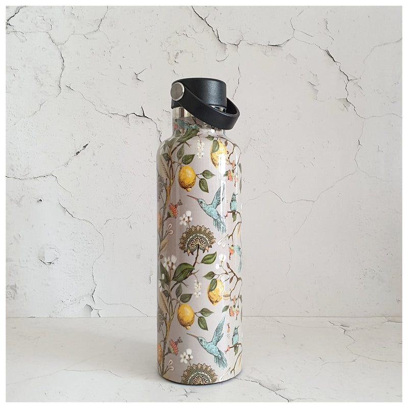 INSULATED BOTTLE, 750ml - HANDLE LOOP - HUMMING BIRD