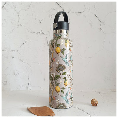INSULATED BOTTLE, 750ml - HANDLE LOOP - HUMMING BIRD