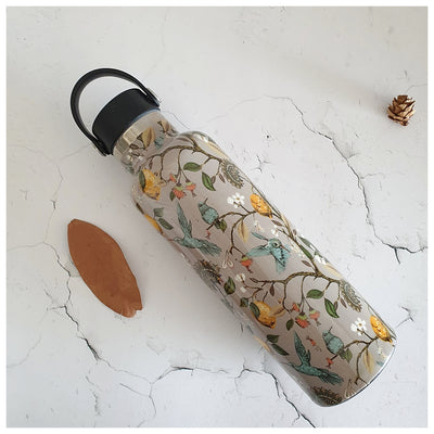 INSULATED BOTTLE, 750ml - HANDLE LOOP - HUMMING BIRD