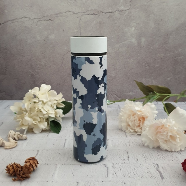 INSULATED SWEAT BOTTLE - 500 ML - BLUE CAMOUFLAGE