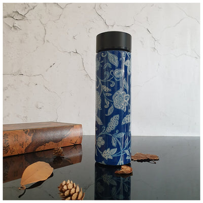 INSULATED SWEAT BOTTLE - 500 ML - COTTON BLUE