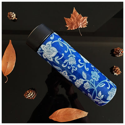 INSULATED SWEAT BOTTLE - 500 ML - COTTON BLUE