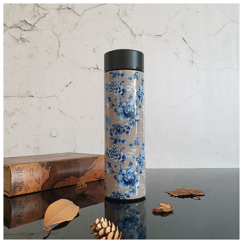 INSULATED SWEAT BOTTLE - 500 ML - ENCHANTED FOREST (BROWN)