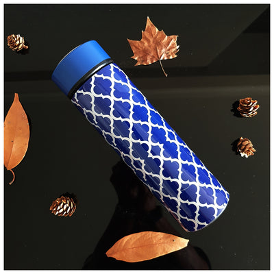 INSULATED SWEAT BOTTLE - 500 ML - MOROCCAN BLUE QUARTER