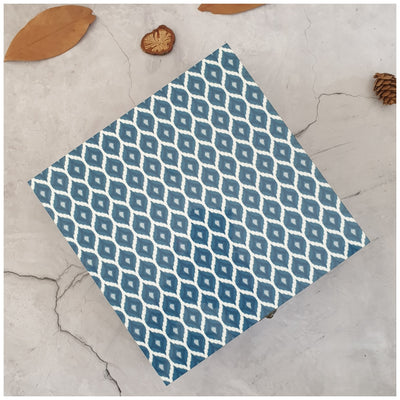 Multi Purpose Box - Ikat Blue