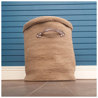 Basket - Jute - Laundry/Storage - Natural Beige