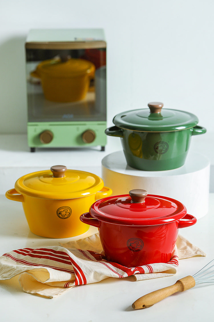 Ceramic - Casserole - Red