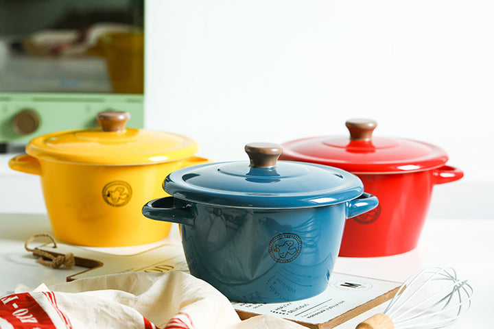 Ceramic - Casserole - Red