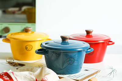 Ceramic - Casserole - Red