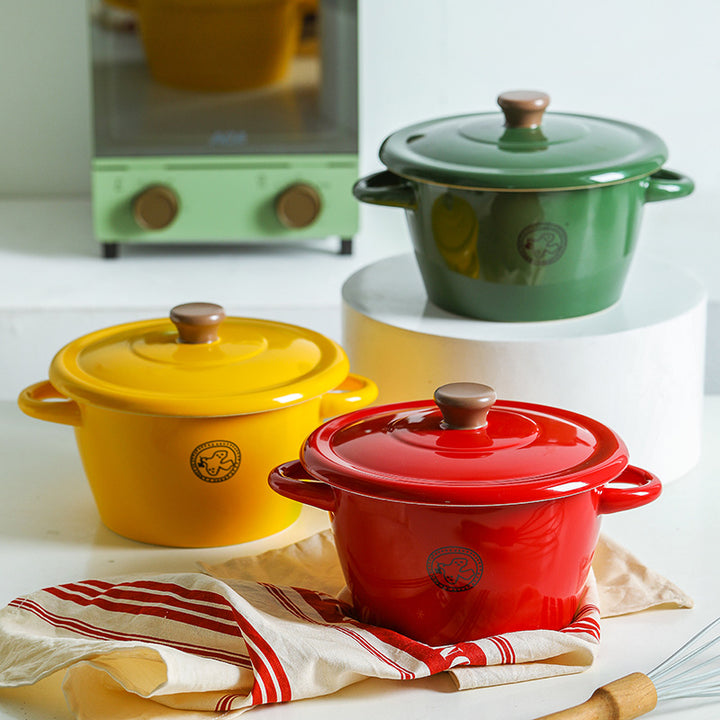 Ceramic - Casserole - Red