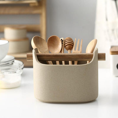 Ceramic - Cutlery Holder - Sand