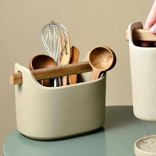 Buy Ceramic Cutlery Holder Sand Online at Rs. 3,500.00 Blank