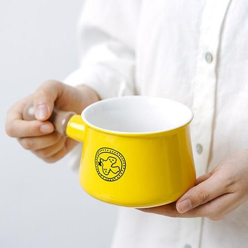 Ceramic - Breakfast/Fondue Set - Yellow