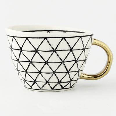 Ceramic Coffee Mug Set of 4 - The Ebony Collection