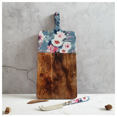 Cheese Board & Knife Set - Desert Rose