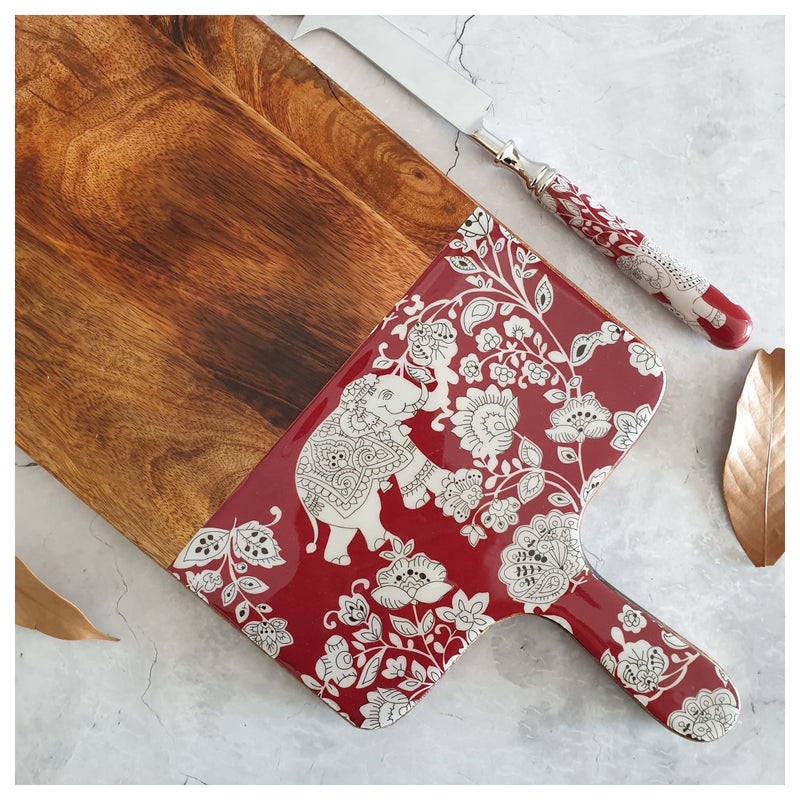 Cheese Board & Knife Set - Ele