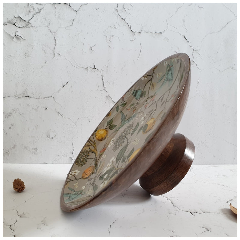 Cake Stand with Knife & Server Set (Large) - Humming Bird