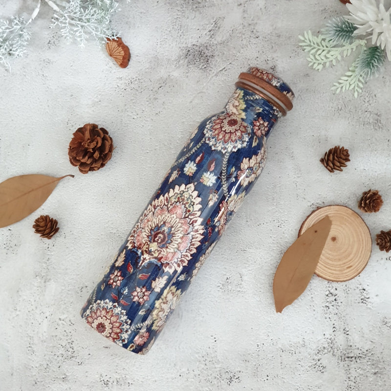 Copper Bottle 950 ml - Blue Popular