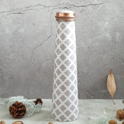 Slim Copper Bottle, 750 ML, Moroccan Gray