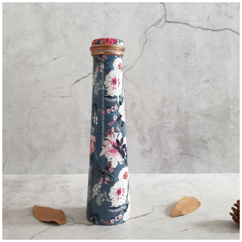 Slim Copper Bottle, 750 ML, Desert Rose Grey