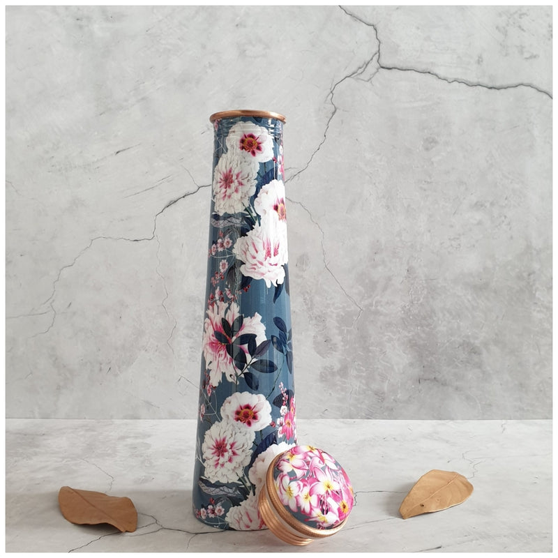 Slim Copper Bottle, 750 ML, Desert Rose Grey