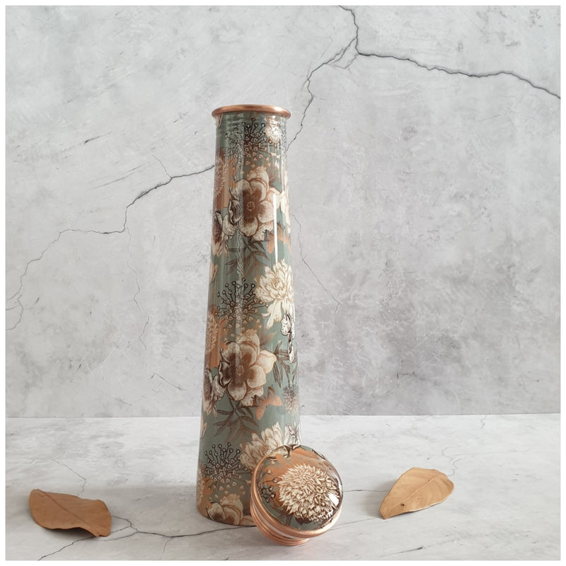 Slim Copper Bottle, 750 ML, Summer Rain