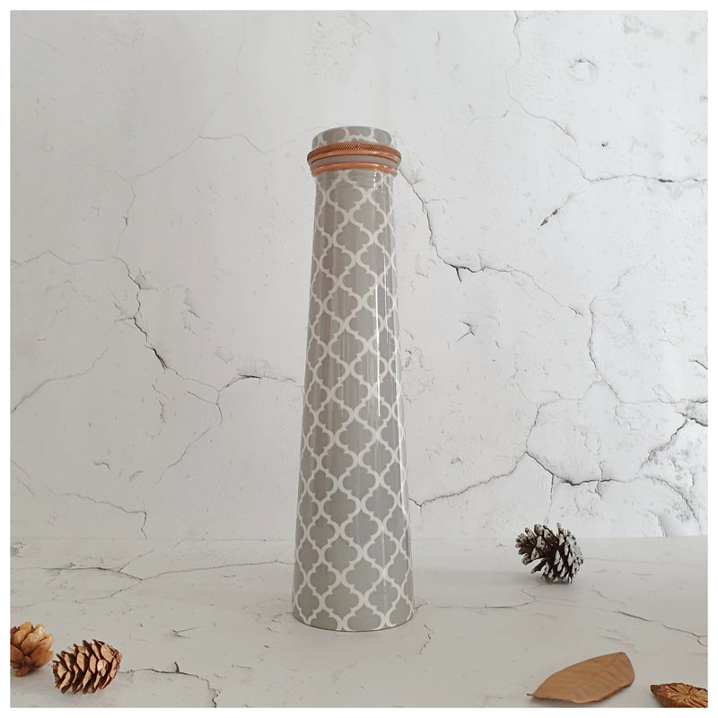 Slim Copper Bottle, 750 ML, Grey Quarter