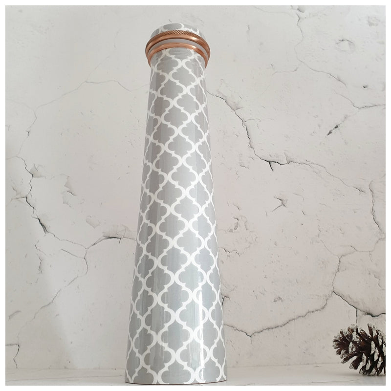 Slim Copper Bottle, 750 ML, Grey Quarter
