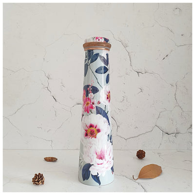 Slim Copper Bottle, 750 ML, Desert Rose Mint