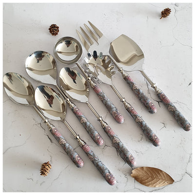 CUTLERY SET - SERVING (Set of 8) - JAIPUR