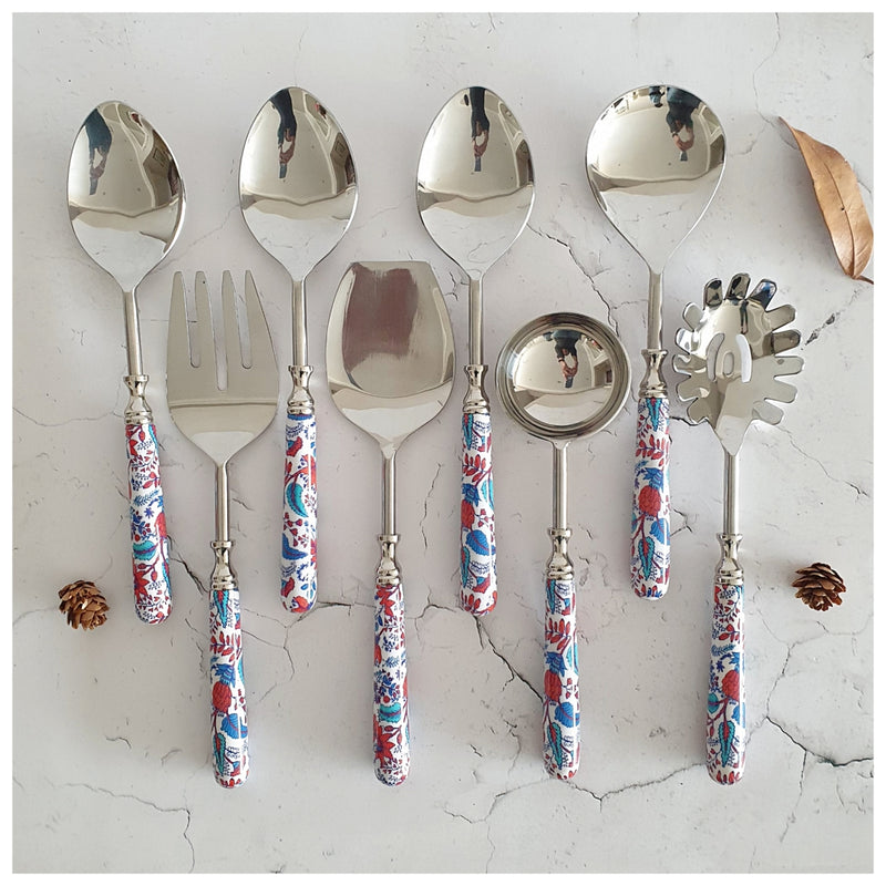 CUTLERY SET - SERVING (Set of 8) - KITSCH