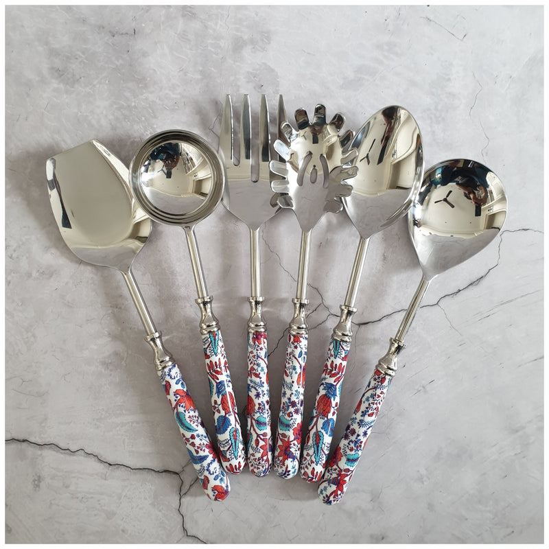 CUTLERY SET - SERVING (Set of 6) - KITSCH