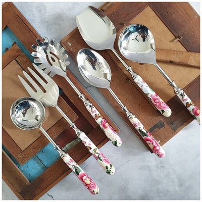 CUTLERY SET - SERVING (Set of 6) - ALICE IN WONDERLAND