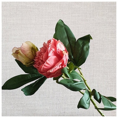 Flowers (Artificial) - Peony - Dark Pink